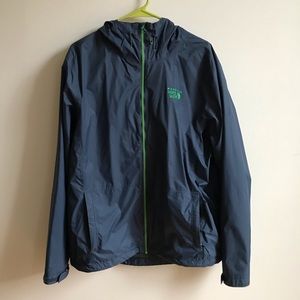 Mountain Hardware Blue Rain Jacket